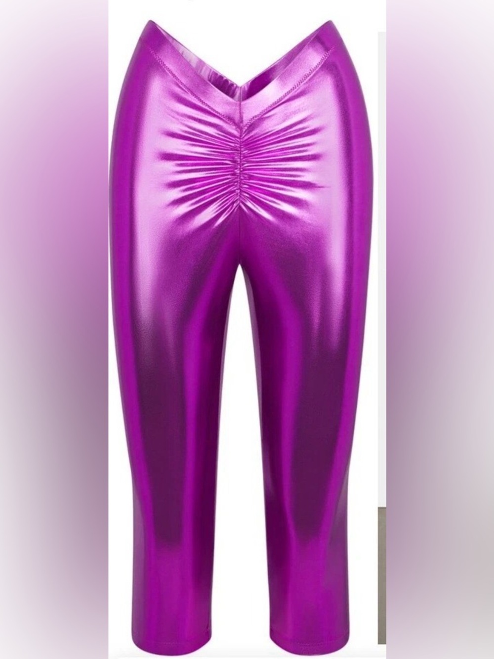 🐉 💖 NWT SKIMS Metallic Swim V Waist Pant - Dragon Fruit S ✨ 🌊